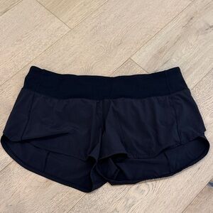 lululemon athletica Midnight Black Shorts
